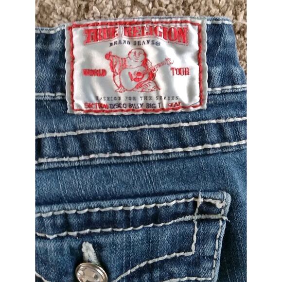 True Religion Blue Jeans RN#112790 CA # 30427 Women's Size 24 28x33 USA 🇺🇸 - Picture 7 of 8